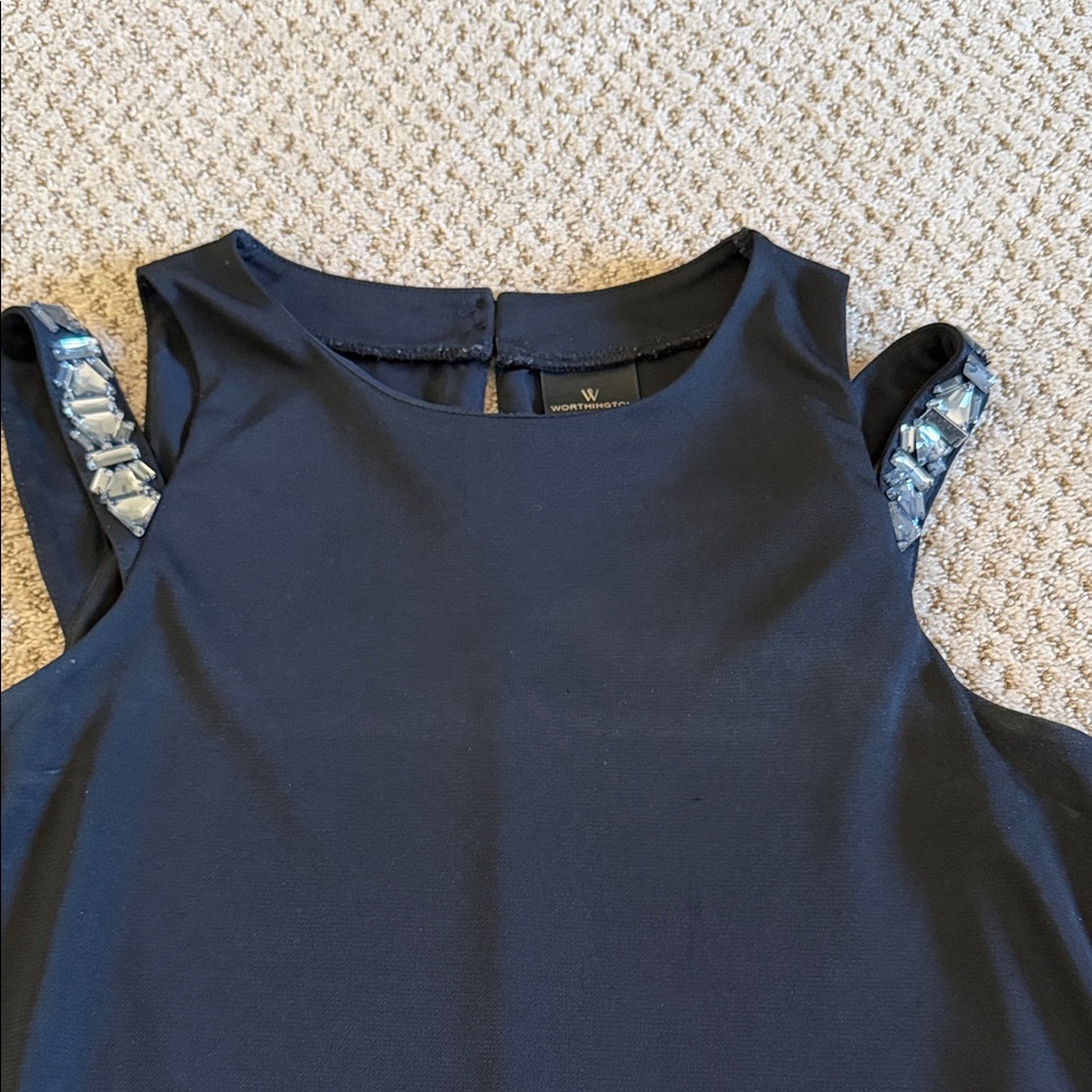 ‼️ Worthington Black Sleeveless Tank Top ‼️ - Picture 2 of 5